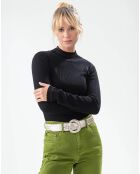 Pull en Laine mélangée Caroline noir