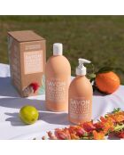 Peeling-Nachfüllpackung für Flüssigseife aus Marseille, 1 l