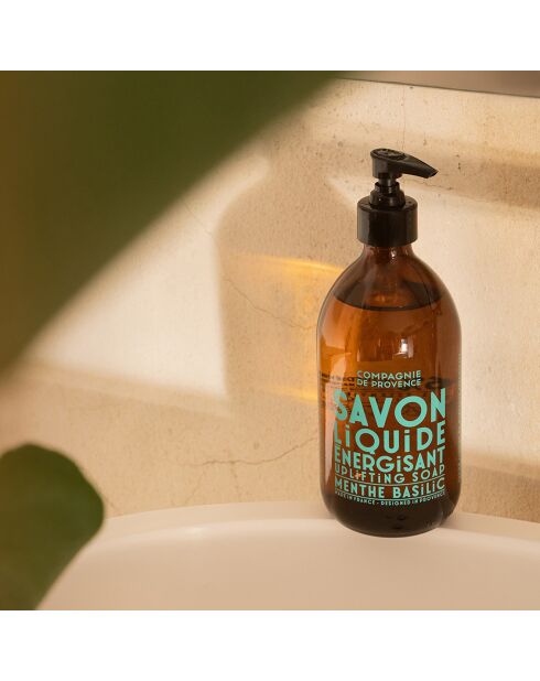 Flüssigseife aus Marseille mit Basilikum-Minze - 300 ml
