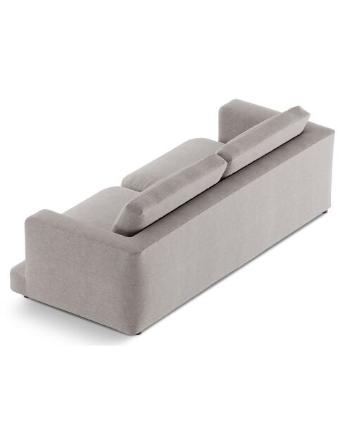 Canapé Daphne 3 Places Gris chaud - 210x105x86 cm