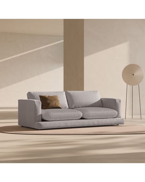 Canapé Daphne 3 Places Gris chaud - 210x105x86 cm