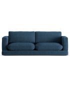 Canapé Daphne 3 Places Bleu Marine - 210x105x86 cm