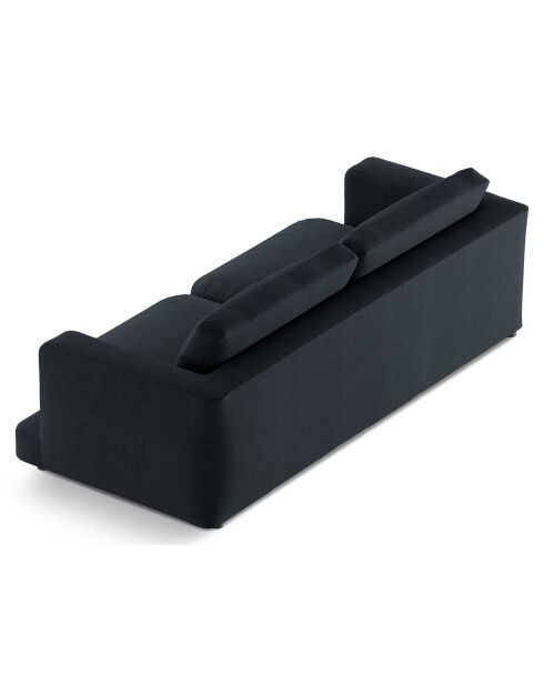 Canapé Daphne 3 Places Noir - 210x105x86 cm