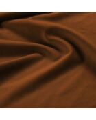 Canapé en Velours Daphne 4 Places Terracotta - 240x105x86 cm