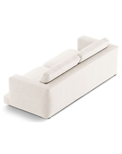 Canapé Daphne 4 Places Ivoire - 240x105x86 cm