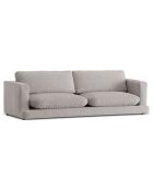 Canapé Daphne 4 Places Gris chaud - 240x105x86 cm