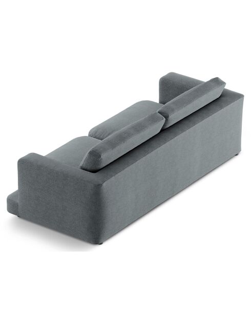 Canapé Daphne 4 Places Gris Foncé - 240x105x86 cm