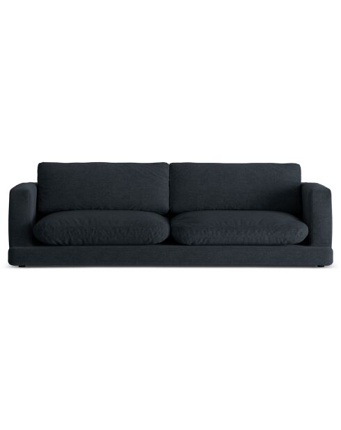 Canapé Daphne 4 Places Noir - 240x105x86 cm