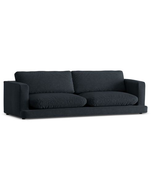 Canapé Daphne 4 Places Noir - 240x105x86 cm