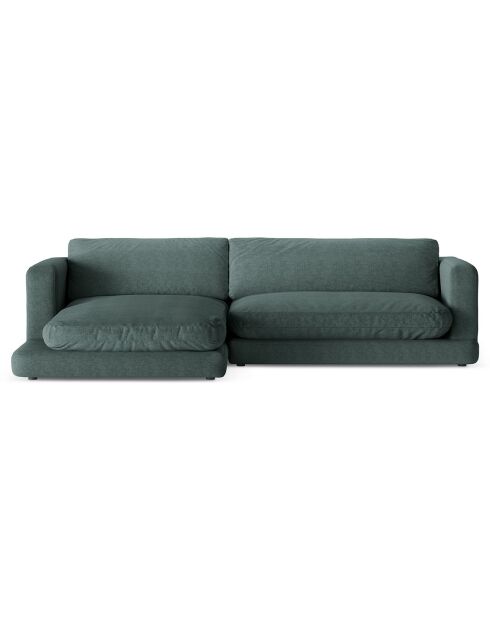 Canapé d'angle Gauche Daphne 4 Places Vert mousse - 270x170x86 cm
