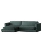 Canapé d'angle Gauche Daphne 4 Places Vert mousse - 270x170x86 cm