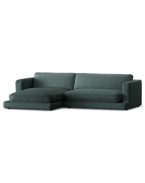 Canapé d'angle Gauche Daphne 4 Places Vert mousse - 270x170x86 cm