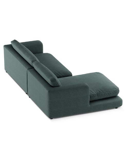 Canapé d'angle Gauche Daphne 4 Places Vert mousse - 270x170x86 cm