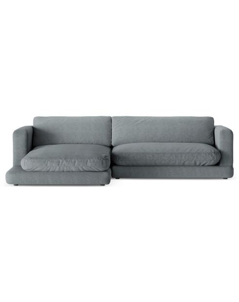 Canapé d'angle Gauche Daphne 4 Places Gris Foncé - 270x170x86 cm