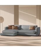 Canapé d'angle Gauche Daphne 4 Places Gris Foncé - 270x170x86 cm