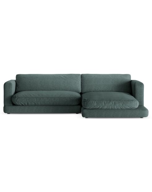 Canapé d'angle droit Daphne 4 Places Vert mousse - 270x170x86 cm