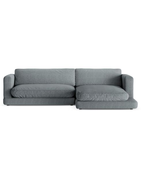 Canapé d'angle droit Daphne 4 Places Gris Foncé - 270x170x86 cm