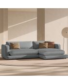 Canapé d'angle droit Daphne 4 Places Gris Foncé - 270x170x86 cm