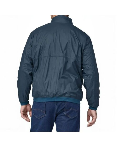 Veste Microdini Réversible Recyclée bleu/rouge
