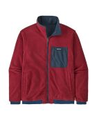 Veste Microdini Réversible Recyclée bleu/rouge