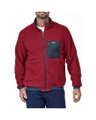 Veste Microdini Réversible Recyclée bleu/rouge