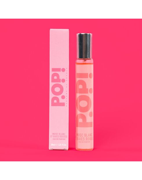 Eau de Parfum van witte musk en rode bessen 30ML met hoesje