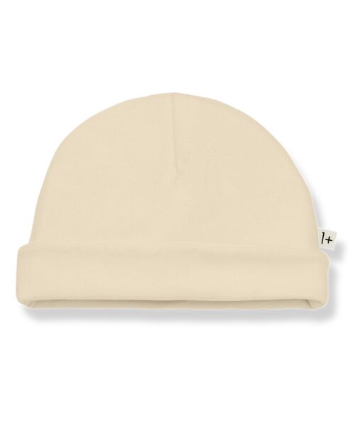 Bonnet Nuc en Coton Bio beige