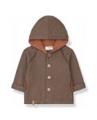 Veste à Capuche Matière Recyclée Oliver marron