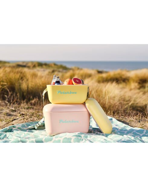 Borsa termica Gialla/Ciano 12L