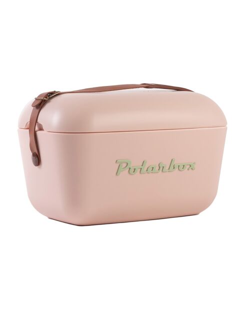 Coolerbag nude/olijfgroen 12L koelbox