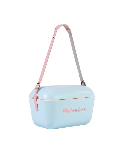 Kühltasche himmelblau/babyrosa 12L Kühler