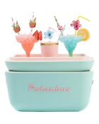 Kühltasche himmelblau/babyrosa 12L Kühler