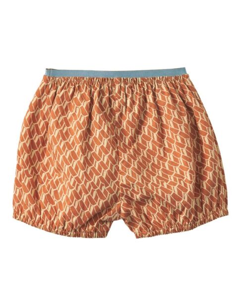 Short en Popeline de Coton Oleander abricot