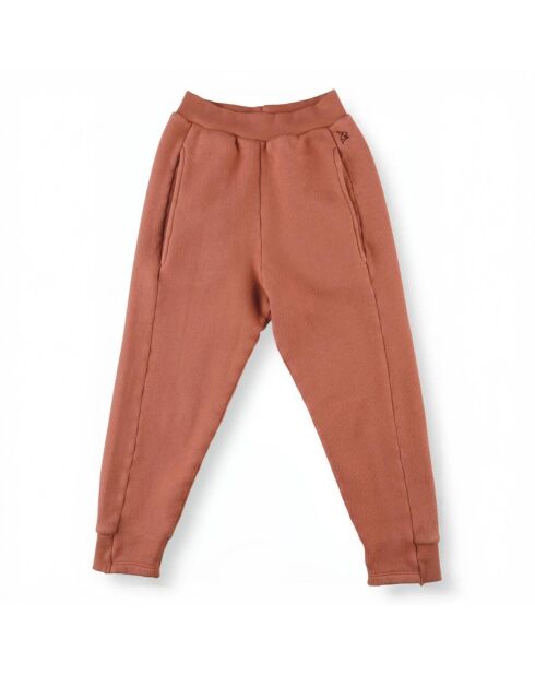 Jogger en Coton Bio Ottie vieux rose