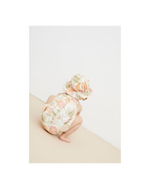 Barboteuse Raffaella écru/multicolore