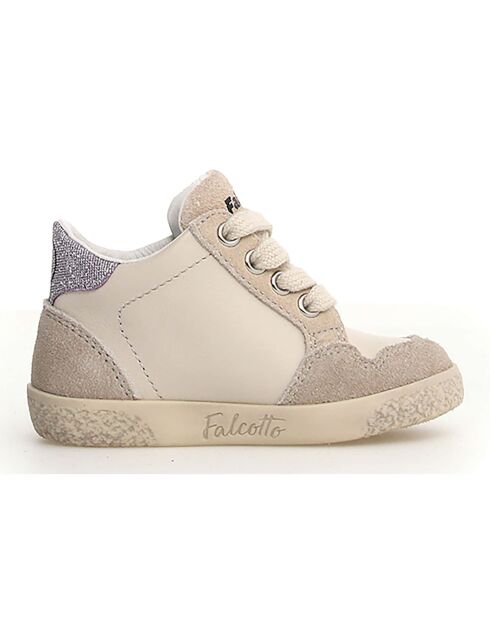 Alnoite sneakers beige/melk/zwart