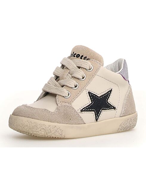 Alnoite sneakers beige/melk/zwart
