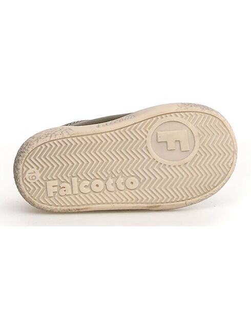 Taupe Alnoite leren sneakers