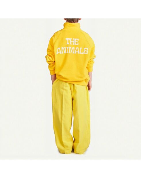 Sweat à Boutons Seahorse jaune