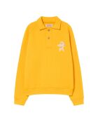 Sweat à Boutons Seahorse jaune
