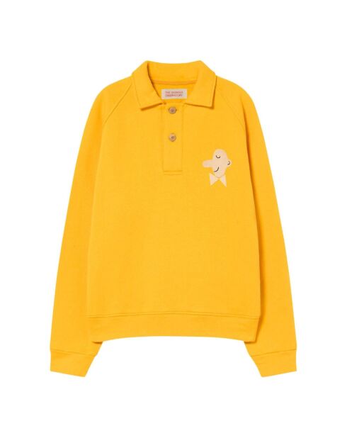 Sweat à Boutons Seahorse jaune