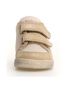 Baskets en Cuir Alnoite platine/lait/rose