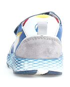 Althidon grijs/rood/azuurblauwe sneakers