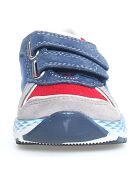 Althidon grijs/rood/azuurblauwe sneakers