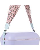 Austauschbarer Schulterriemen mit geometrischem Muster in Türkis