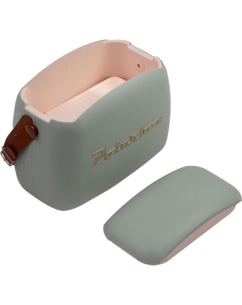 Koeltas 6L koelbox + 2 lunchbox matcha goud