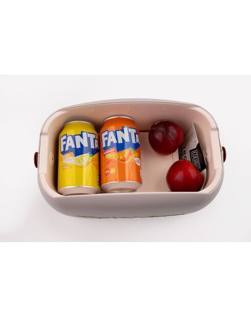 Koeltas 6L koelbox + 2 lunchboxen mauve goud