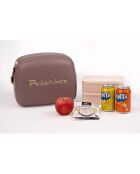 Koeltas 6L koelbox + 2 lunchboxen mauve goud