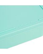 Coolerbag 6L koeltas + 2 pastelgroene lunchboxen