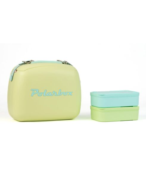 Koeltas 6L koelbox + 2 groene lunchboxen
